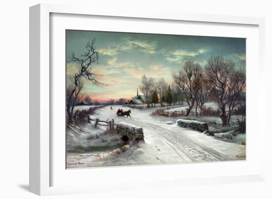 Christmas Morn, C1885-W.C. Bauer-Framed Giclee Print