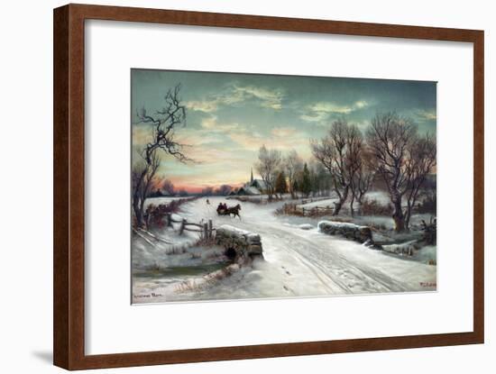 Christmas Morn, C1885-W.C. Bauer-Framed Giclee Print