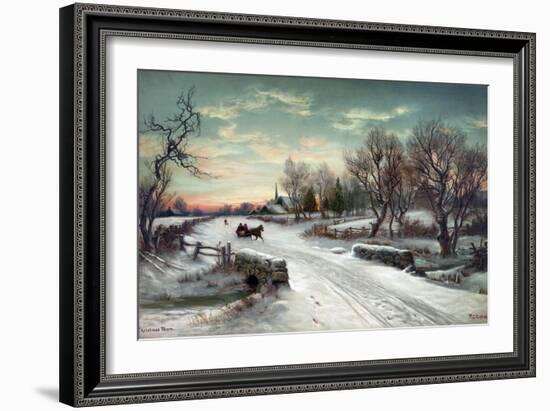 Christmas Morn, C1885-W.C. Bauer-Framed Giclee Print