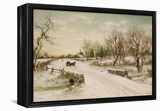 Christmas Morn-W.C. Bauer-Framed Premier Image Canvas