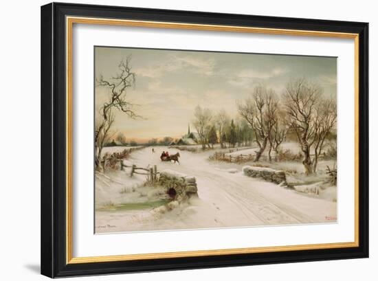 Christmas Morn-W.C. Bauer-Framed Giclee Print