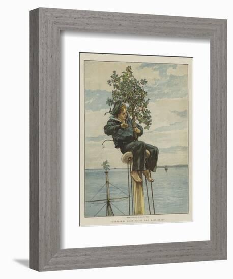 Christmas Morning, at the Mast-Head-William Small-Framed Giclee Print