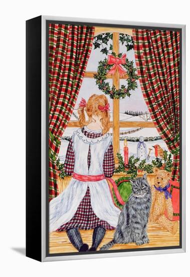 Christmas Morning at the Window-Catherine Bradbury-Framed Premier Image Canvas