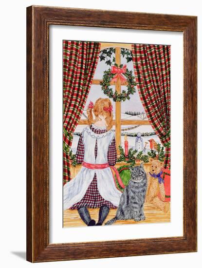 Christmas Morning at the Window-Catherine Bradbury-Framed Giclee Print