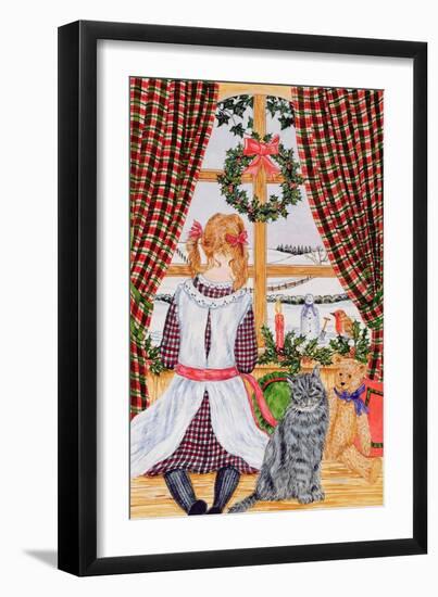 Christmas Morning at the Window-Catherine Bradbury-Framed Giclee Print