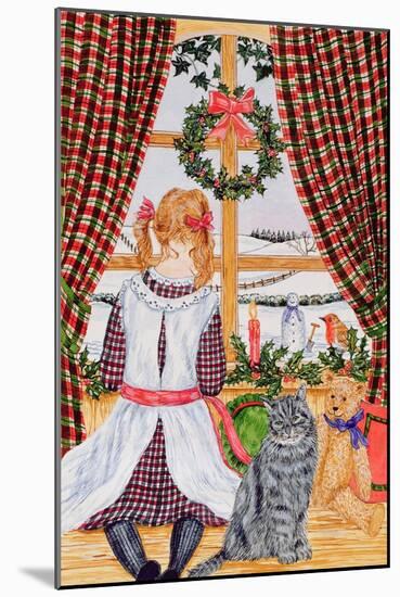 Christmas Morning at the Window-Catherine Bradbury-Mounted Giclee Print