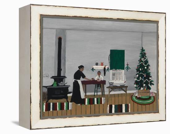 Christmas Morning, Breakfast, 1945 (Oil on Canvas)-Horace Pippin-Framed Premier Image Canvas