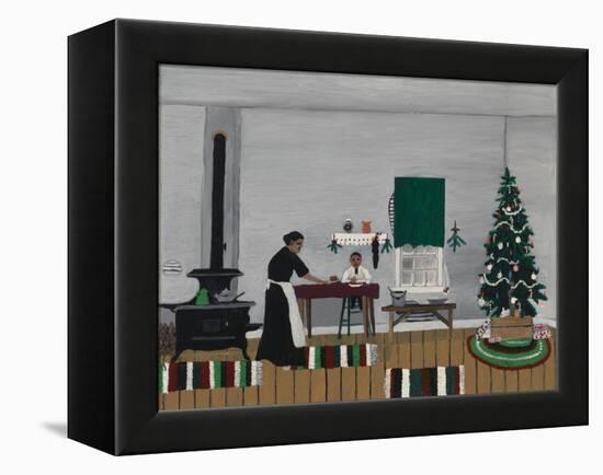 Christmas Morning, Breakfast, 1945 (Oil on Canvas)-Horace Pippin-Framed Premier Image Canvas