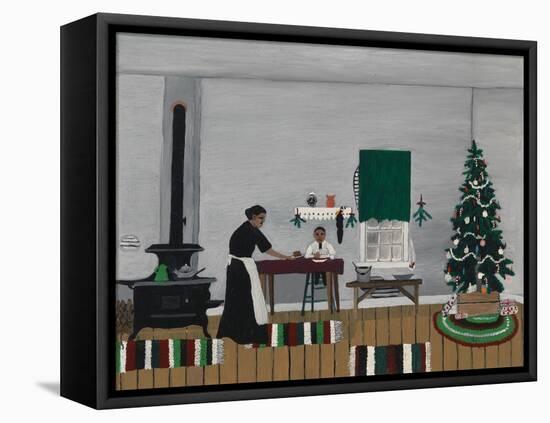 Christmas Morning, Breakfast, 1945 (Oil on Canvas)-Horace Pippin-Framed Premier Image Canvas