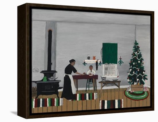 Christmas Morning, Breakfast, 1945 (Oil on Canvas)-Horace Pippin-Framed Premier Image Canvas