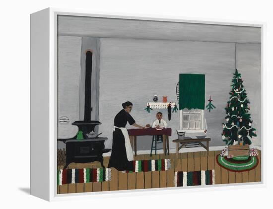 Christmas Morning, Breakfast, 1945 (Oil on Canvas)-Horace Pippin-Framed Premier Image Canvas