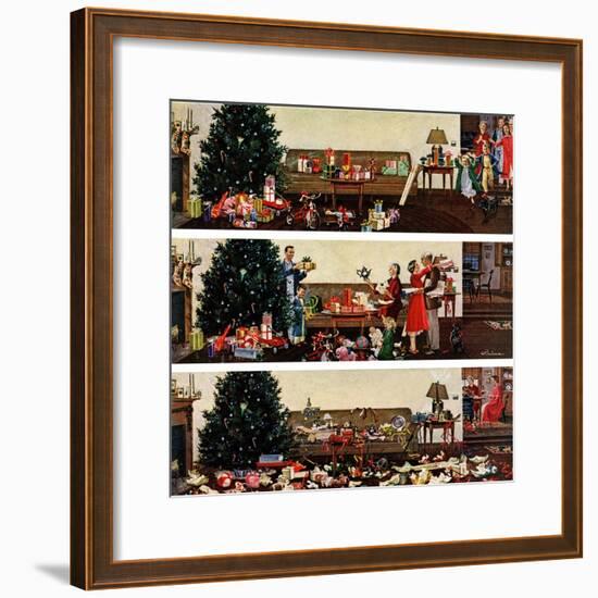 "Christmas Morning", December 27, 1958-Ben Kimberly Prins-Framed Giclee Print