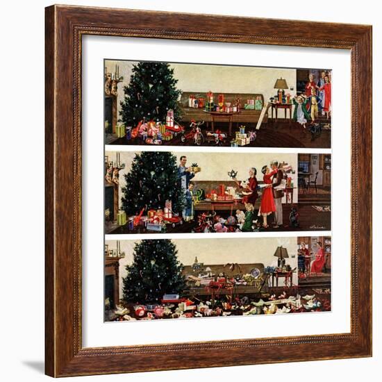 "Christmas Morning", December 27, 1958-Ben Kimberly Prins-Framed Giclee Print