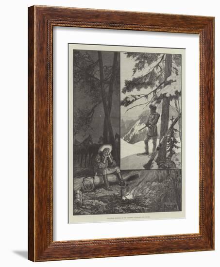 Christmas Morning in the Colonies, Australia and Canada-Richard Caton Woodville II-Framed Giclee Print