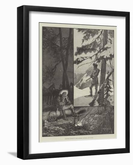 Christmas Morning in the Colonies, Australia and Canada-Richard Caton Woodville II-Framed Giclee Print