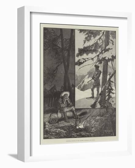 Christmas Morning in the Colonies, Australia and Canada-Richard Caton Woodville II-Framed Giclee Print