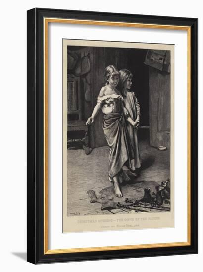 Christmas Morning, the Gifts of the Fairies-Frank Holl-Framed Giclee Print