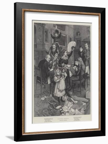 Christmas Morning-Amedee Forestier-Framed Giclee Print