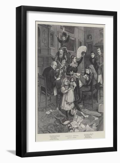 Christmas Morning-Amedee Forestier-Framed Giclee Print