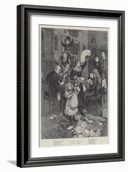 Christmas Morning-Amedee Forestier-Framed Giclee Print