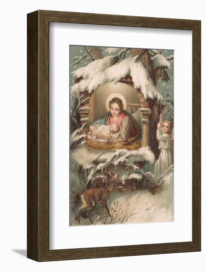 Christmas Nativity Scene-null-Framed Photographic Print