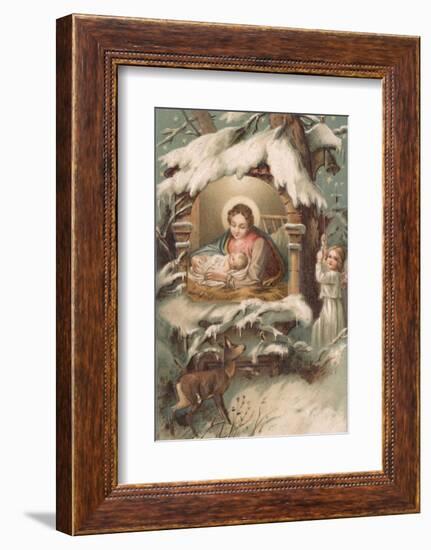 Christmas Nativity Scene-null-Framed Photographic Print