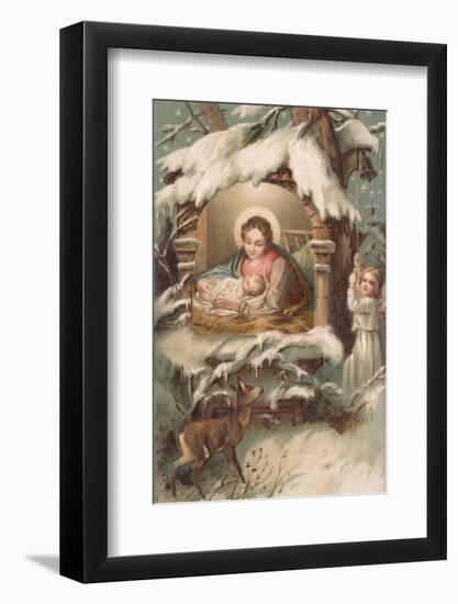 Christmas Nativity Scene-null-Framed Photographic Print