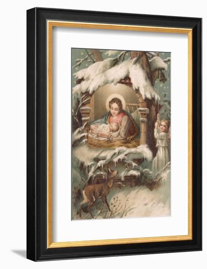 Christmas Nativity Scene-null-Framed Photographic Print