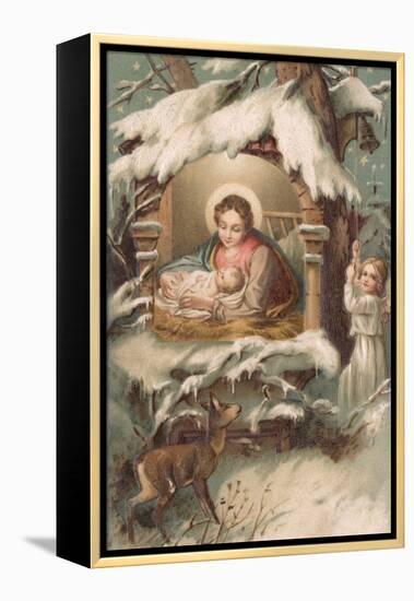 Christmas Nativity Scene-null-Framed Premier Image Canvas