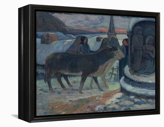 Christmas Night (The Blessing of the Oxe), 1902-1903-Paul Gauguin-Framed Premier Image Canvas