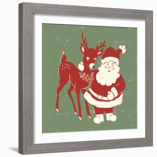 Christmas Nostalgia VII-Leah York-Framed Art Print