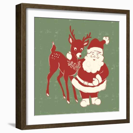 Christmas Nostalgia VII-Leah York-Framed Art Print