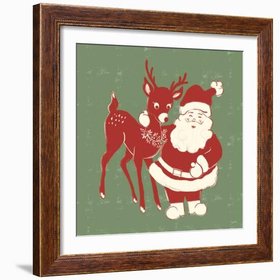 Christmas Nostalgia VII-Leah York-Framed Art Print