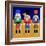 Christmas Nutcrackers - Good Luck Symbols-Claire Huntley-Framed Giclee Print