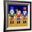 Christmas Nutcrackers - Good Luck Symbols-Claire Huntley-Framed Giclee Print