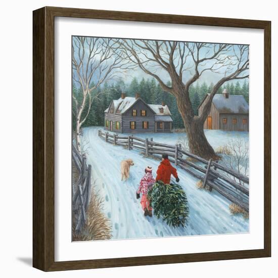 Christmas on the Farm-Kevin Dodds-Framed Premium Giclee Print