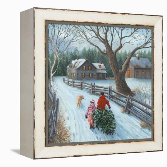 Christmas on the Farm-Kevin Dodds-Framed Premier Image Canvas