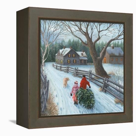 Christmas on the Farm-Kevin Dodds-Framed Premier Image Canvas