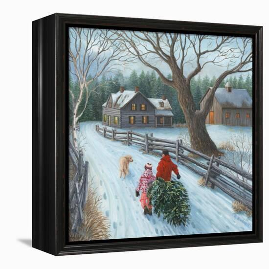 Christmas on the Farm-Kevin Dodds-Framed Premier Image Canvas