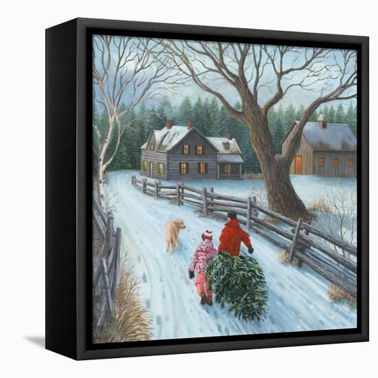 Christmas on the Farm-Kevin Dodds-Framed Premier Image Canvas