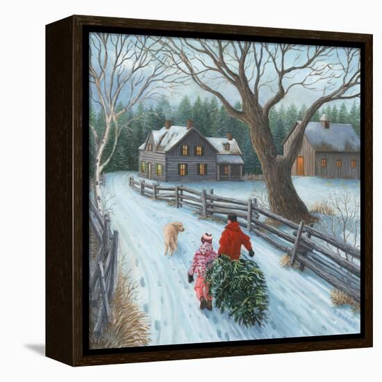 Christmas on the Farm-Kevin Dodds-Framed Premier Image Canvas