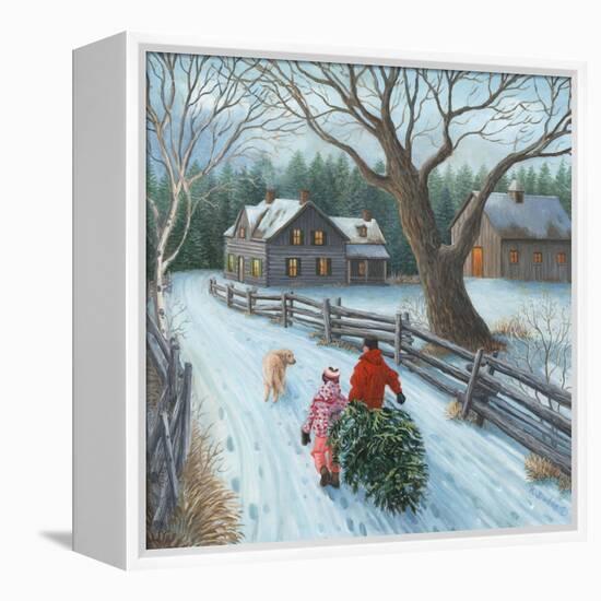 Christmas on the Farm-Kevin Dodds-Framed Premier Image Canvas