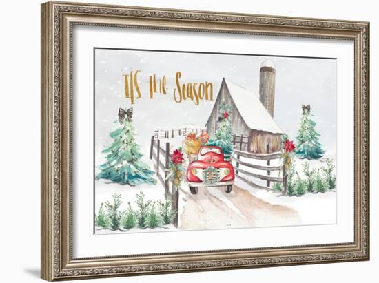 Christmas on the Farm-Patricia Pinto-Framed Art Print