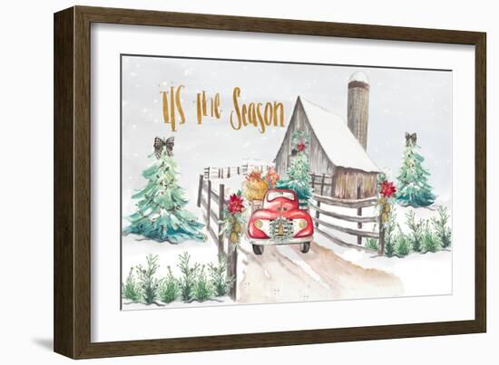 Christmas on the Farm-Patricia Pinto-Framed Art Print