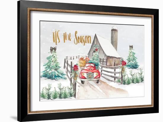 Christmas on the Farm-Patricia Pinto-Framed Art Print