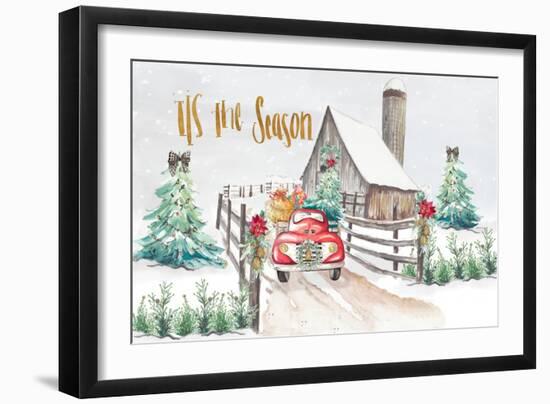 Christmas on the Farm-Patricia Pinto-Framed Art Print