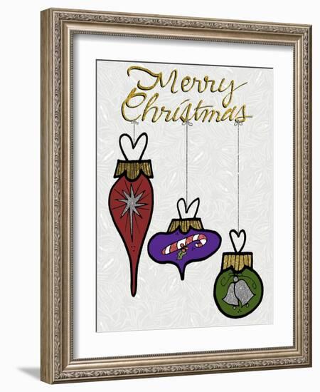 Christmas Ornament Decorations-Cyndi Lou-Framed Giclee Print