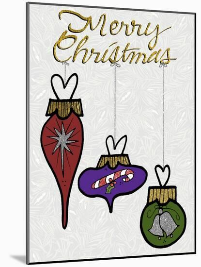Christmas Ornament Decorations-Cyndi Lou-Mounted Giclee Print
