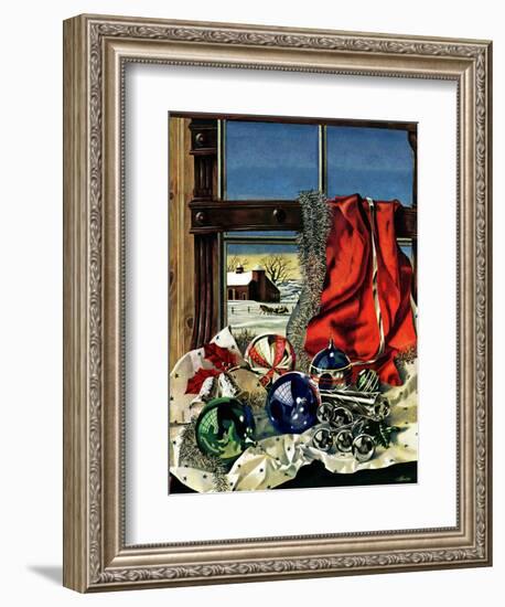 "Christmas Ornaments," December 18, 1943-John Atherton-Framed Giclee Print