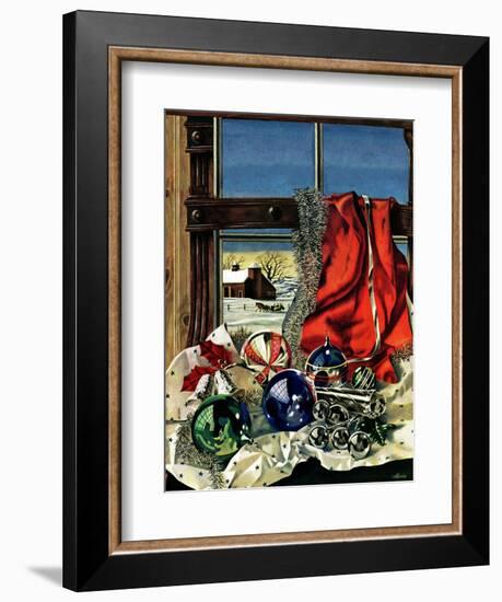 "Christmas Ornaments," December 18, 1943-John Atherton-Framed Giclee Print